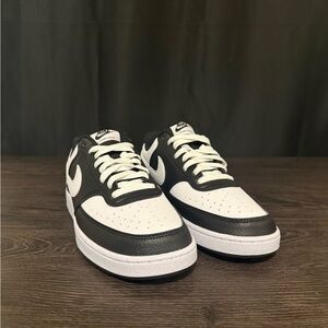 Nike Black and White Court Vision Sneakers
